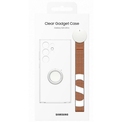 Samsung Silicone Cover with Ring Clear (Galaxy S24 Ultra)